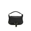 Chloé Schwarze Bos Taurus Kalbsleder Schultertasche