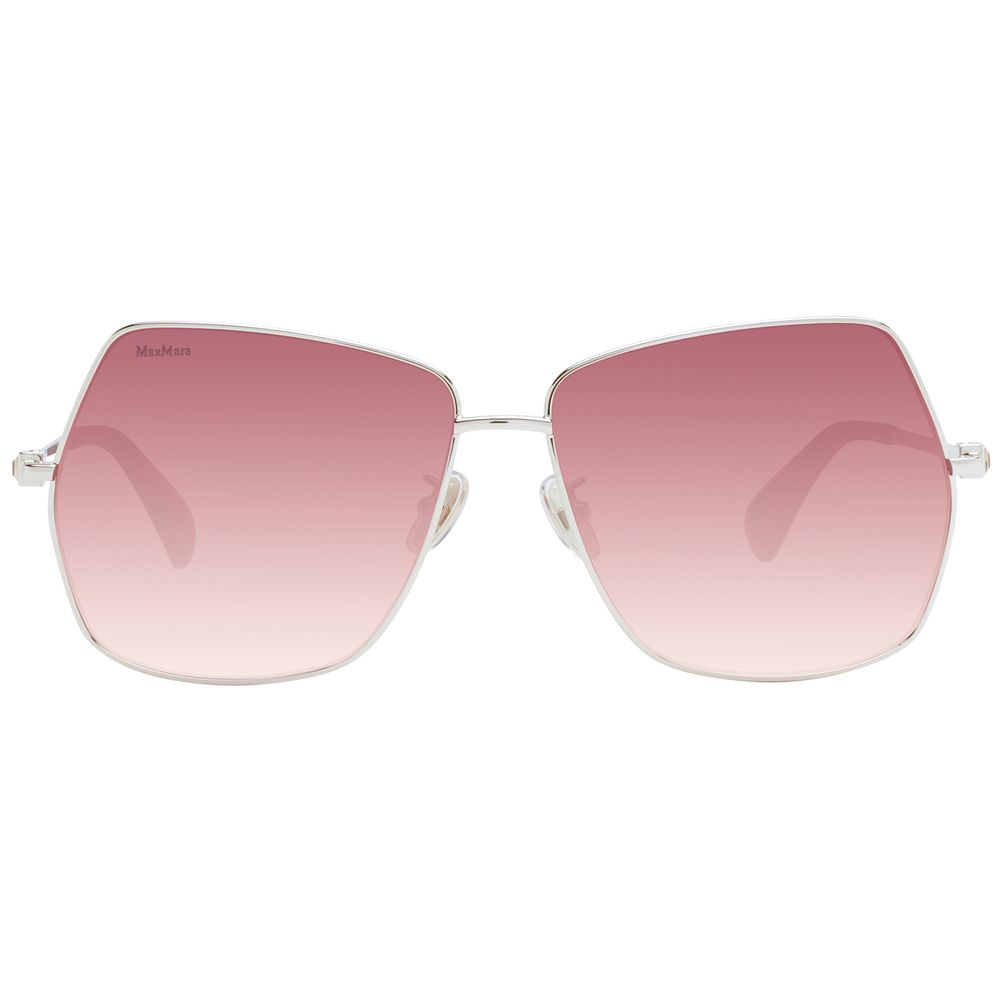 Max Mara Sonnenbrille aus silbernem Metall