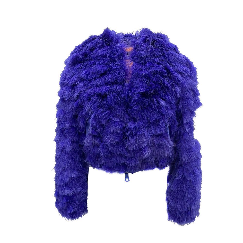 Dsquared² Blaue Feder Bomberjacke