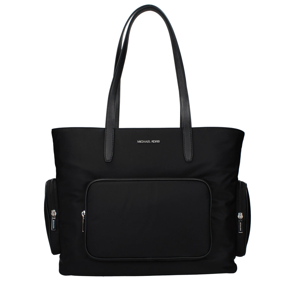Michael Kors Schwarze Stoffhandtasche