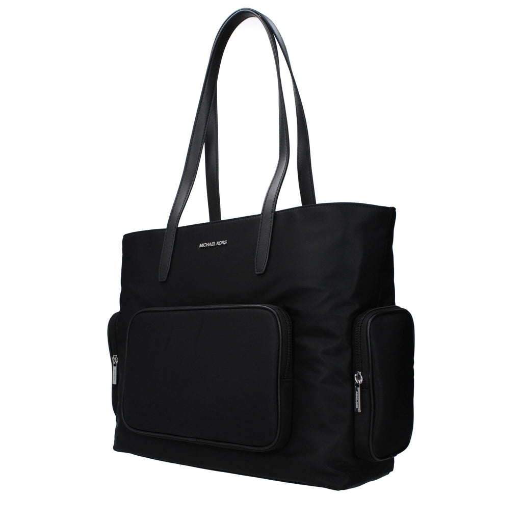 Michael Kors Schwarze Stoffhandtasche