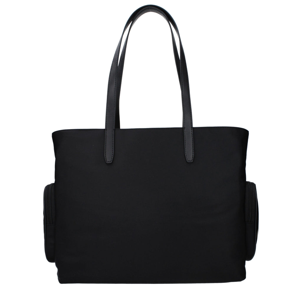 Michael Kors Schwarze Stoffhandtasche