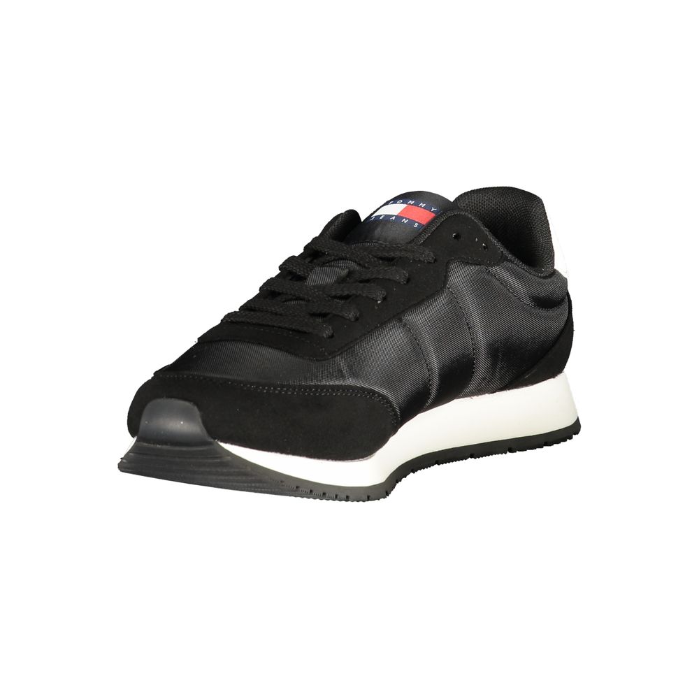 Tommy Hilfiger Schwarzer Sneaker aus Polyurethan für Herren