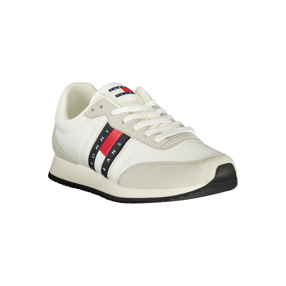 Tommy Hilfiger Weißer Herren-Sneaker aus Polyurethan