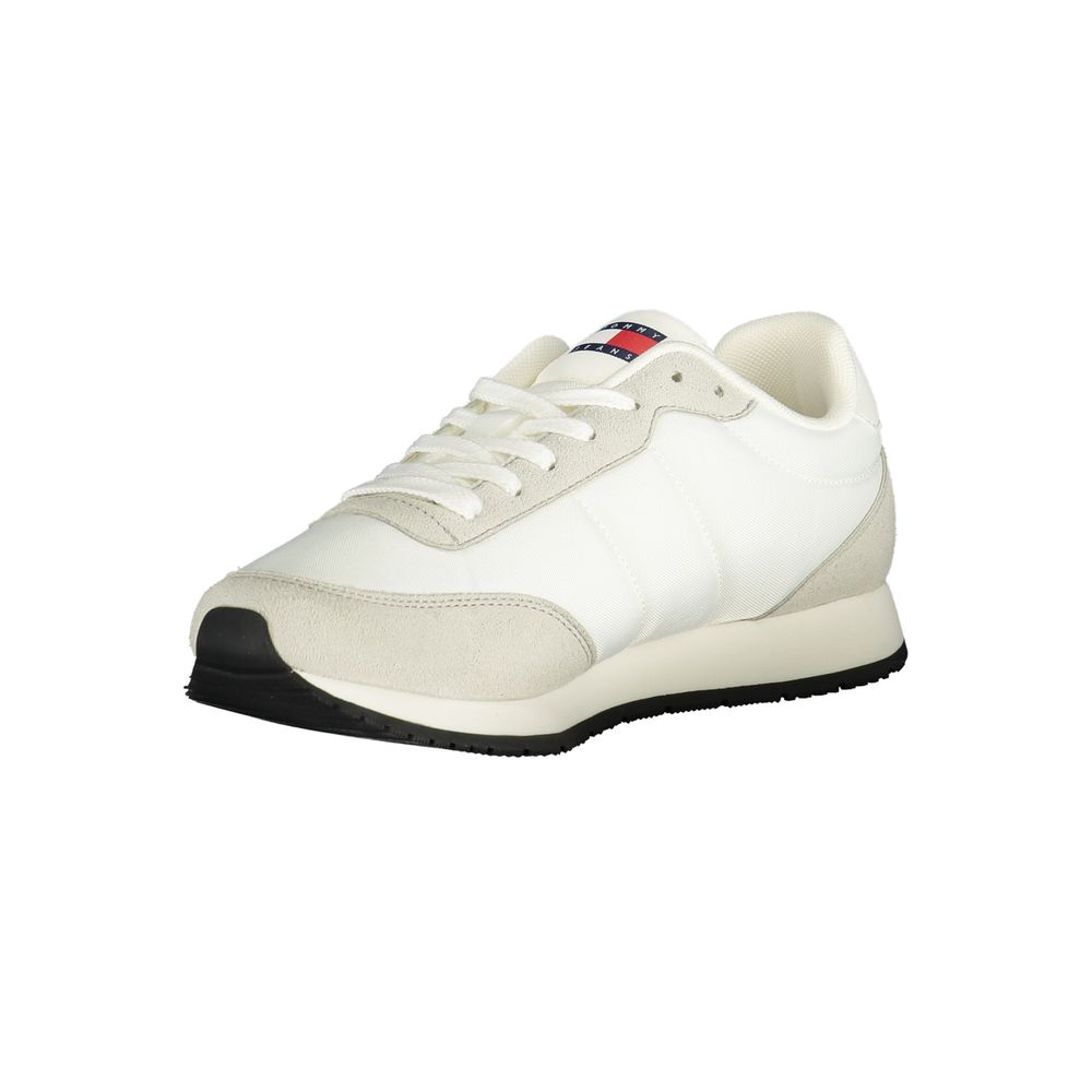 Tommy Hilfiger Weißer Herren-Sneaker aus Polyurethan
