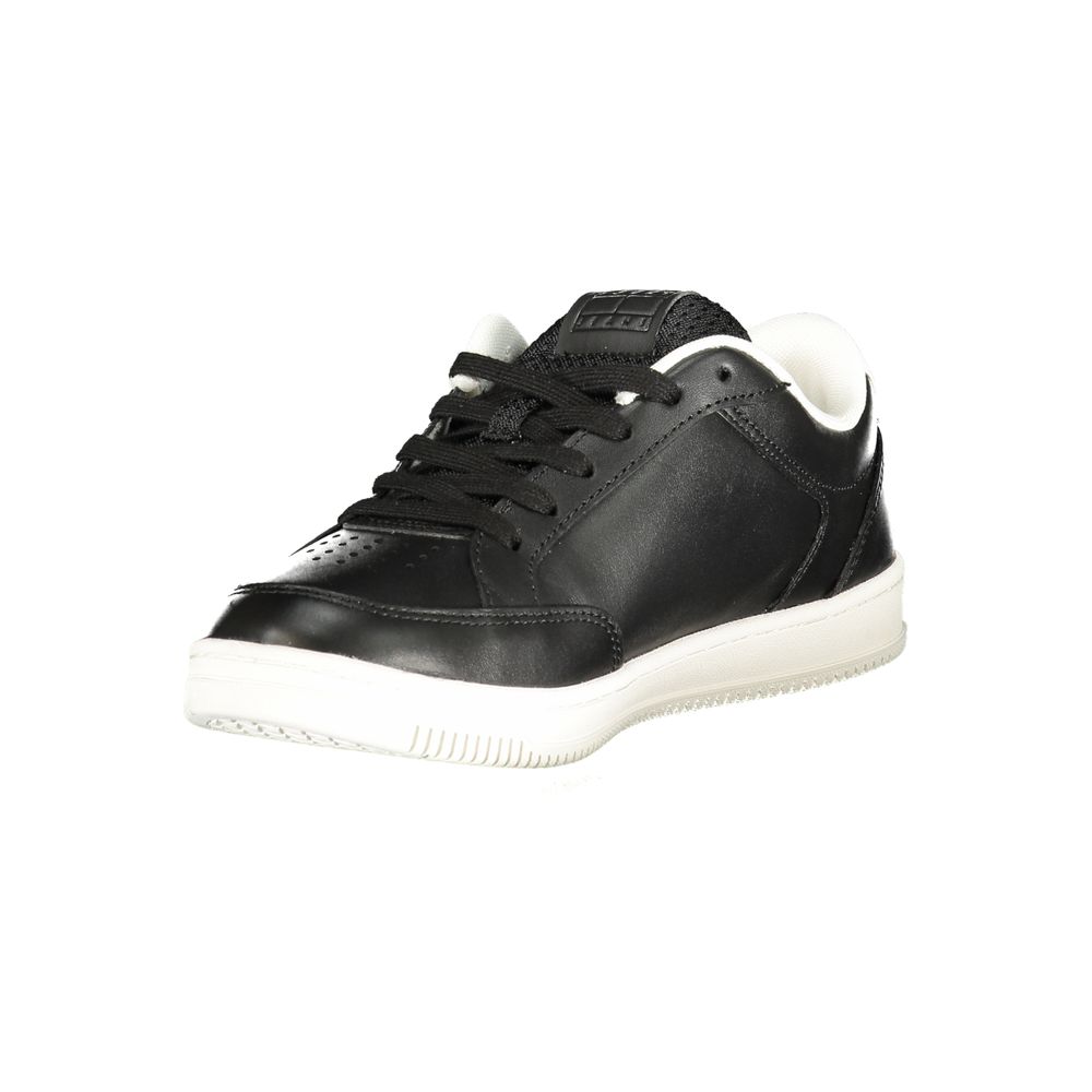 Tommy Hilfiger Schwarzer Sneaker aus Polyurethan für Herren