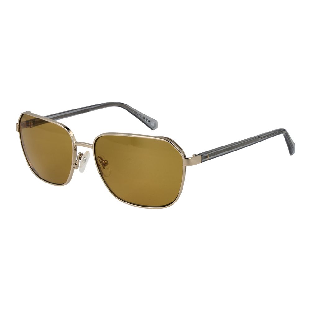 Guess Sonnenbrille aus goldfarbenem Metall – Stilvoll & Elegant.