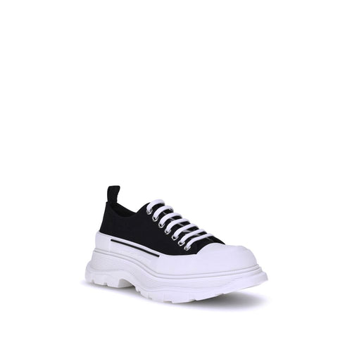 Alexander McQueen Schwarze Canvas Chunky Sneaker