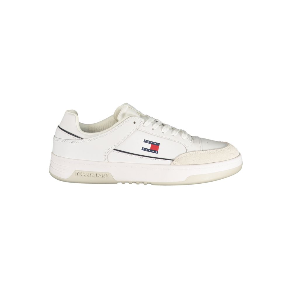 Tommy Hilfiger Weißer Herren-Sneaker aus Polyurethan