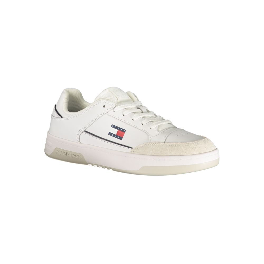 Tommy Hilfiger Weißer Herren-Sneaker aus Polyurethan