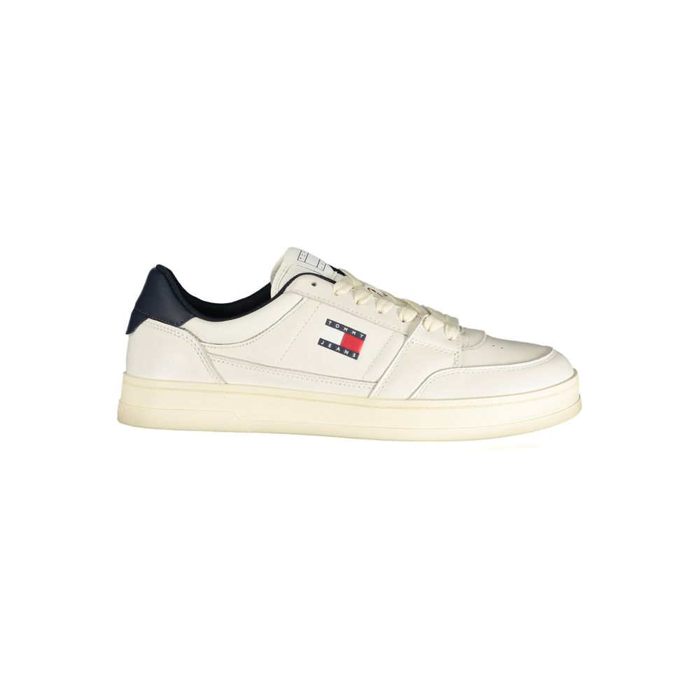 Tommy Hilfiger Weiße Leder-Sneaker für Herren