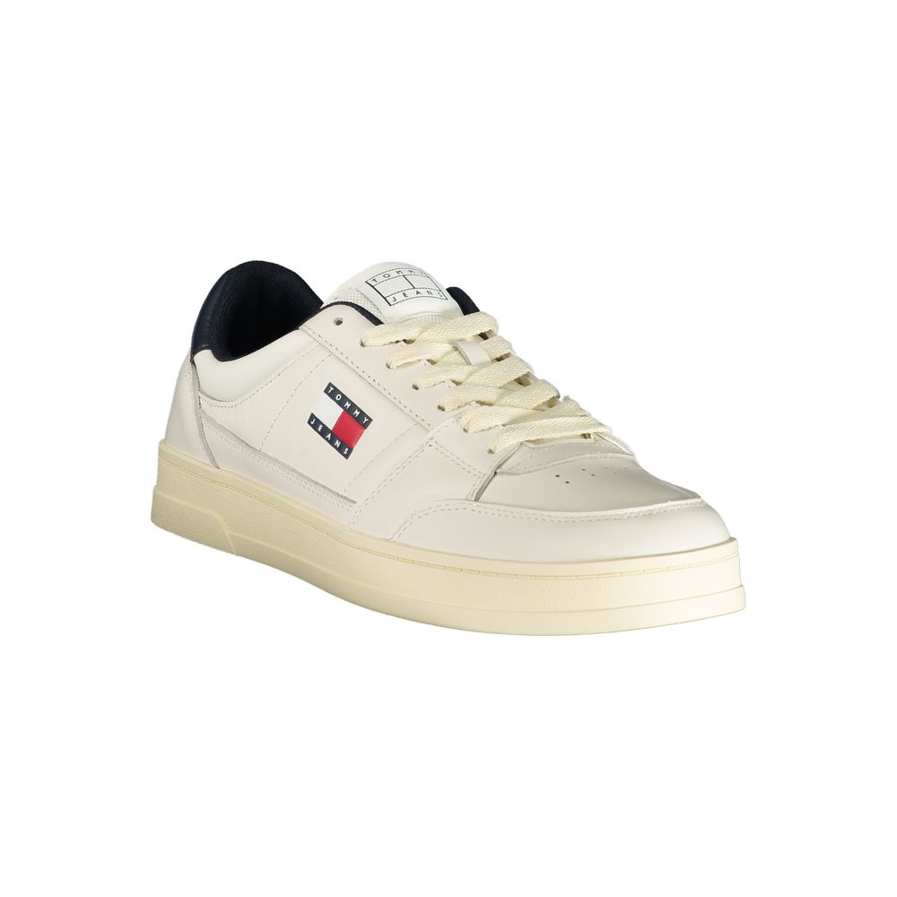 Tommy Hilfiger Weiße Leder-Sneaker für Herren