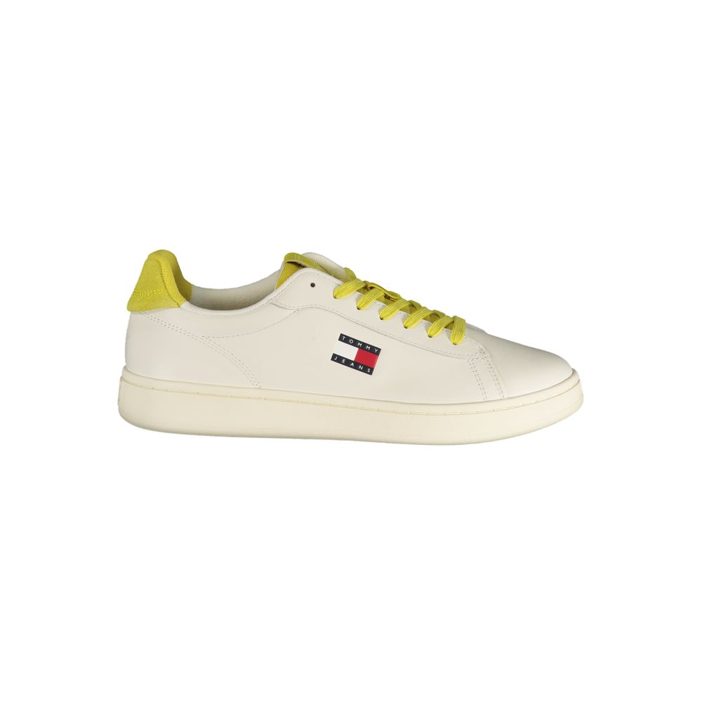 Tommy Hilfiger Bianco Polyurethane Herren Sneaker