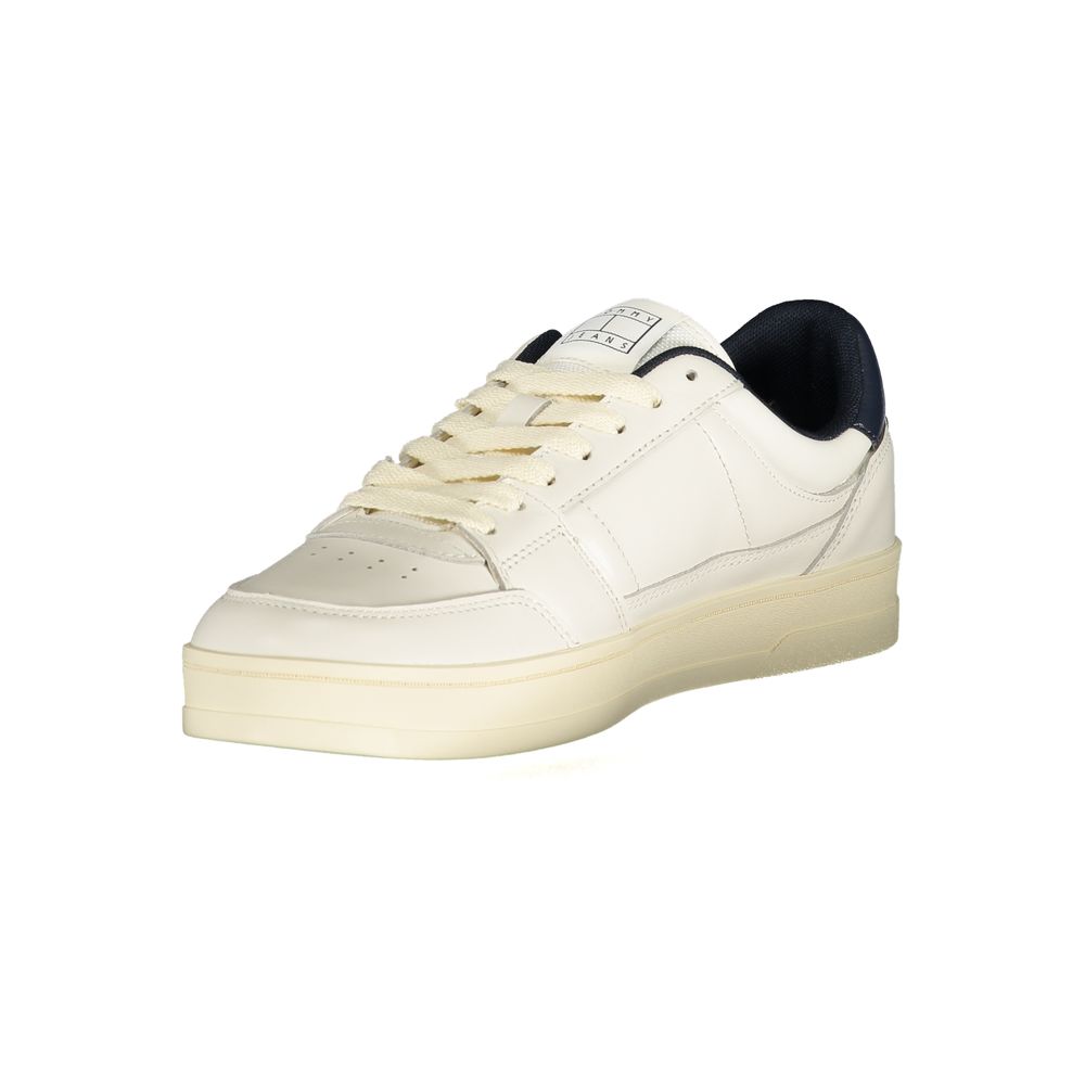 Tommy Hilfiger Weiße Leder-Sneaker für Herren