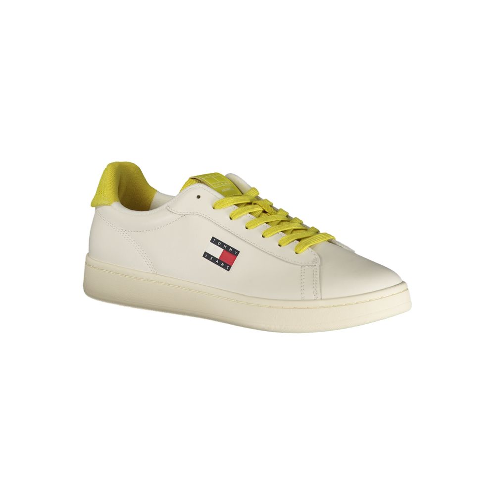 Tommy Hilfiger Bianco Polyurethane Herren Sneaker