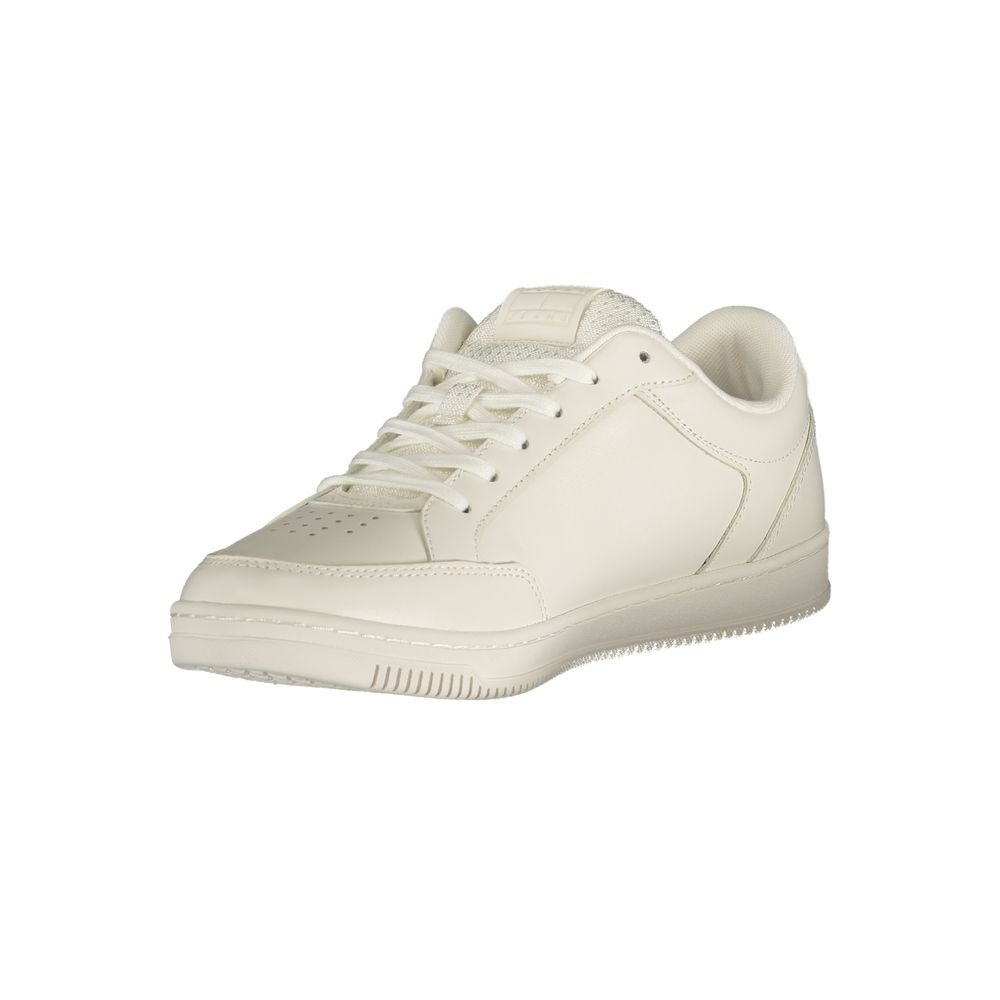 Tommy Hilfiger Weißer Herren-Sneaker aus Polyurethan