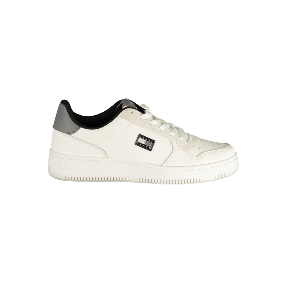 Tommy Hilfiger Weißer Herren-Sneaker aus Polyurethan