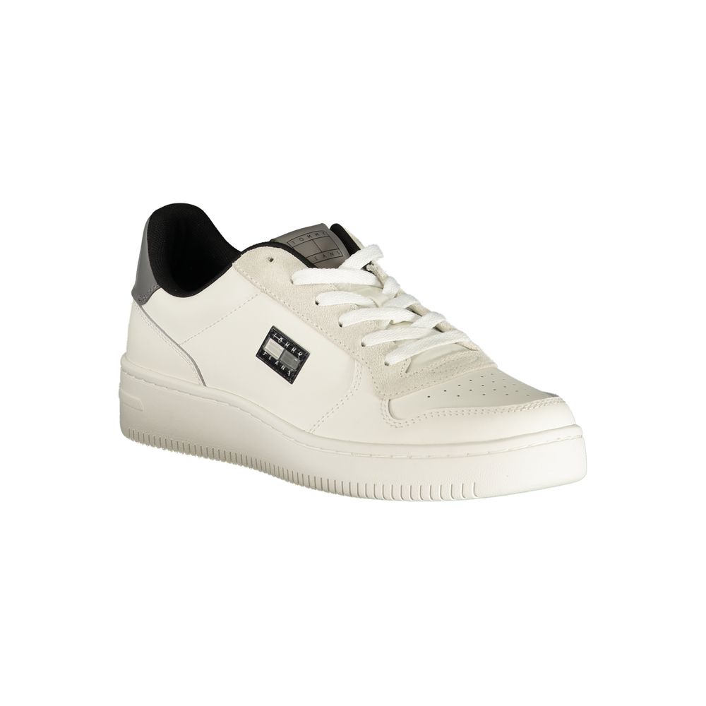 Tommy Hilfiger Weißer Herren-Sneaker aus Polyurethan