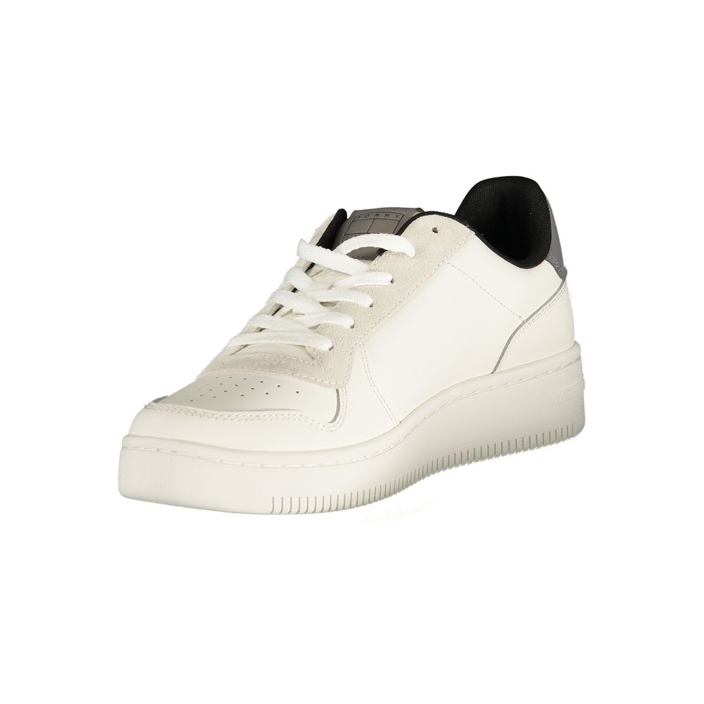 Tommy Hilfiger Weißer Herren-Sneaker aus Polyurethan