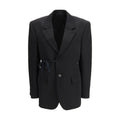 Balenciaga Schwarze Wolljacken und Mäntel