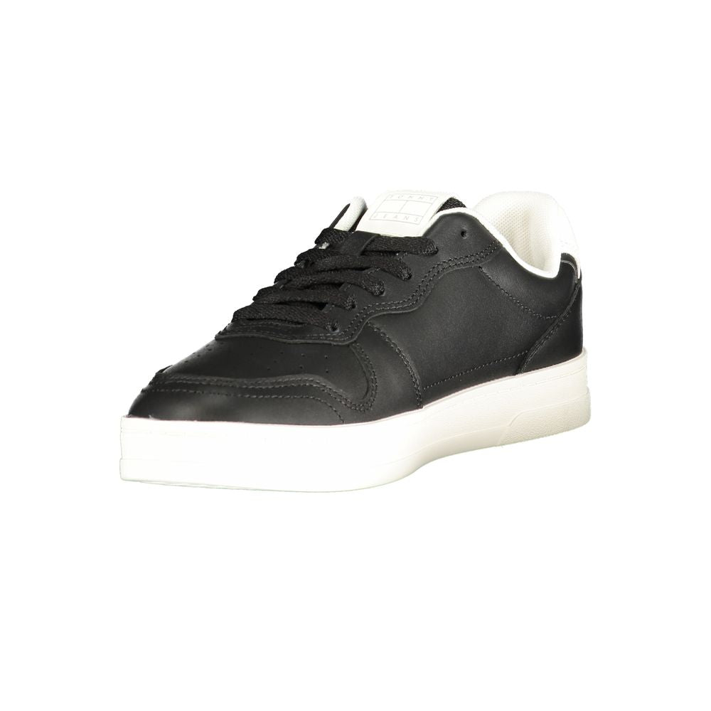 Tommy Hilfiger Schwarze Sneaker aus Polyester