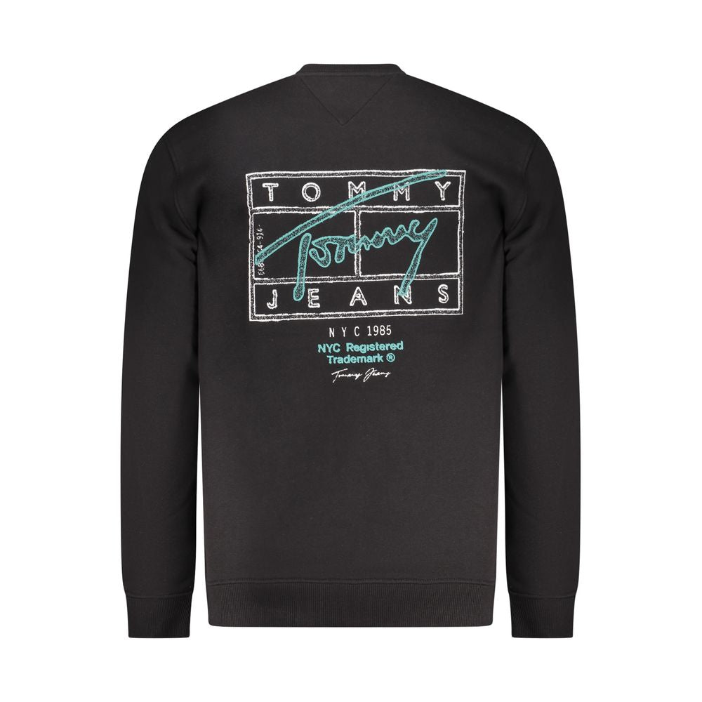 Tommy Hilfiger Schwarzer Baumwoll-Herren-Sweatshirt