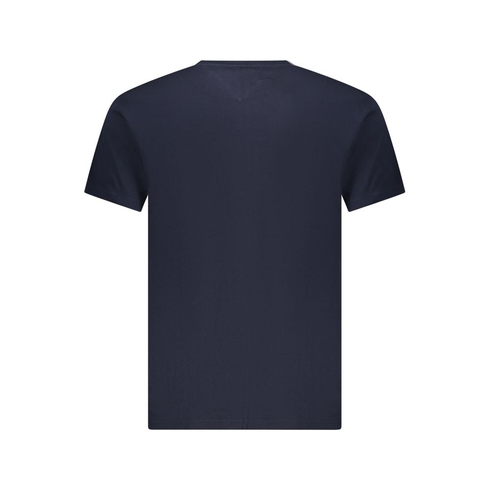 Tommy Hilfiger Blaues Baumwoll-T-Shirt für Herren