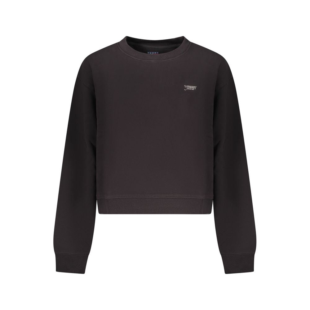 Tommy Hilfiger Schwarzer Baumwoll-Sweatshirt für Damen