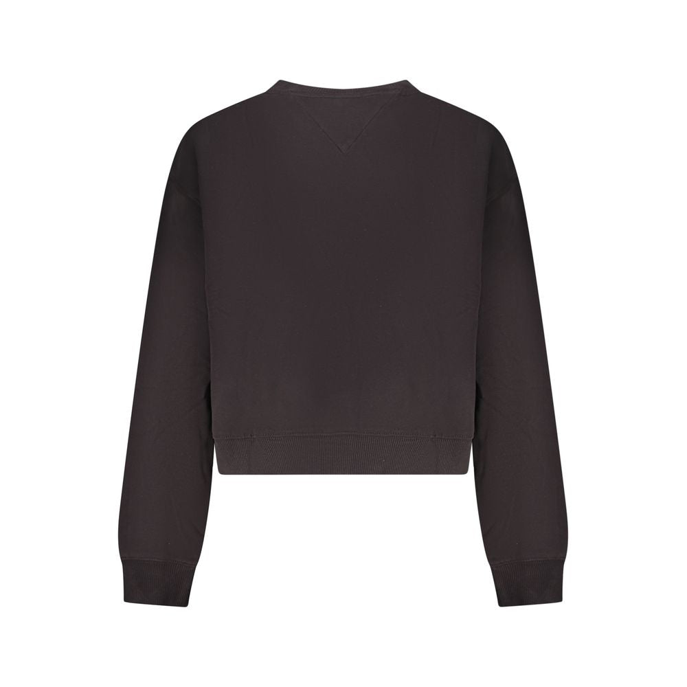 Tommy Hilfiger Schwarzer Baumwoll-Sweatshirt für Damen