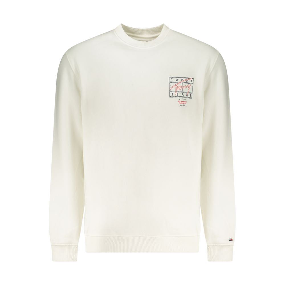 Tommy Hilfiger Weißes Herren-Sweatshirt aus Baumwolle