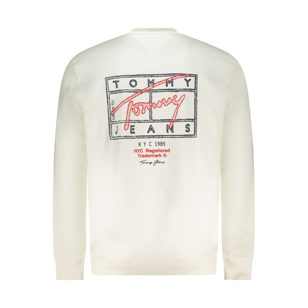 Tommy Hilfiger Weißes Herren-Sweatshirt aus Baumwolle