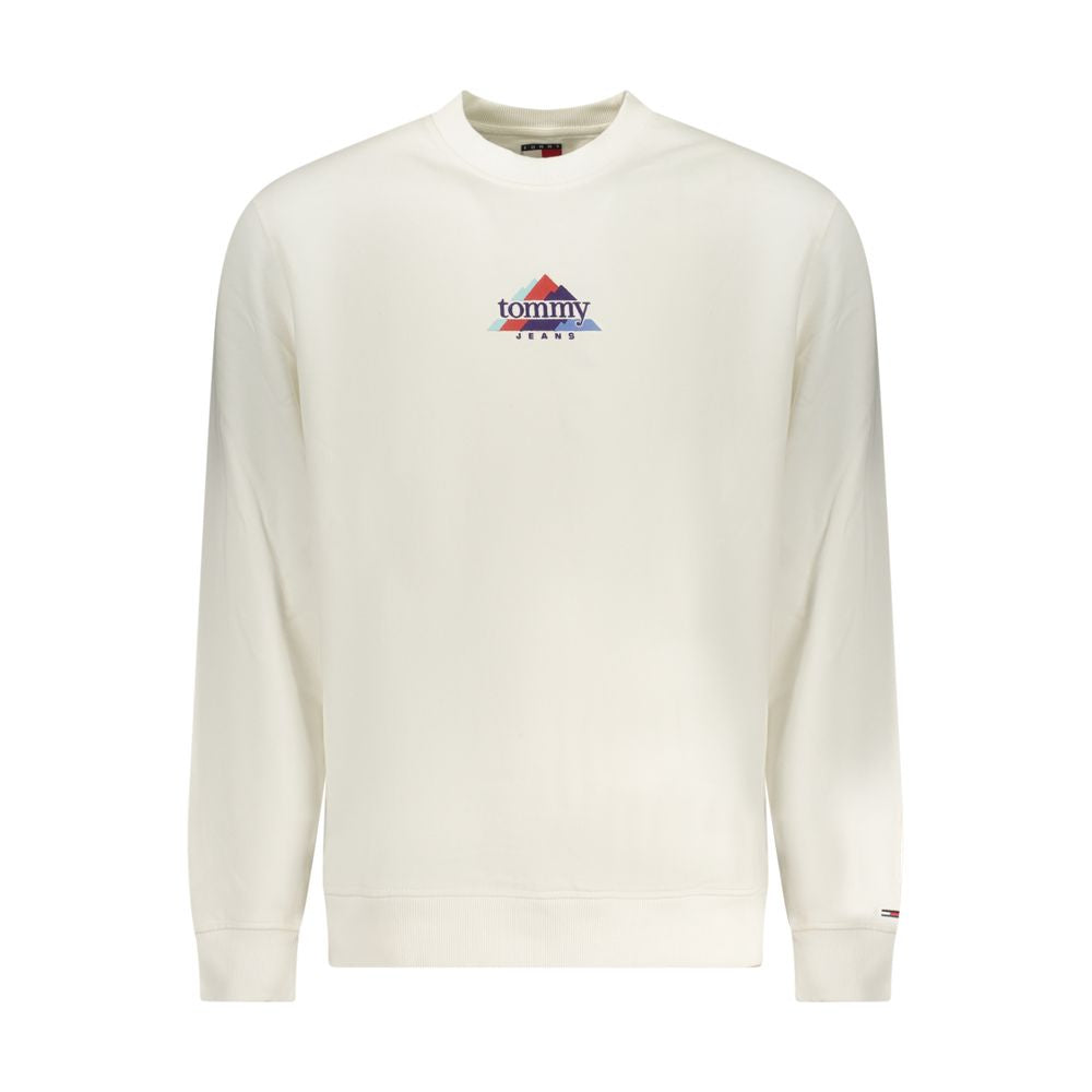 Tommy Hilfiger Weißes Herren-Sweatshirt aus Baumwolle