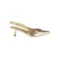 Twinset Goldleder-Damensandale