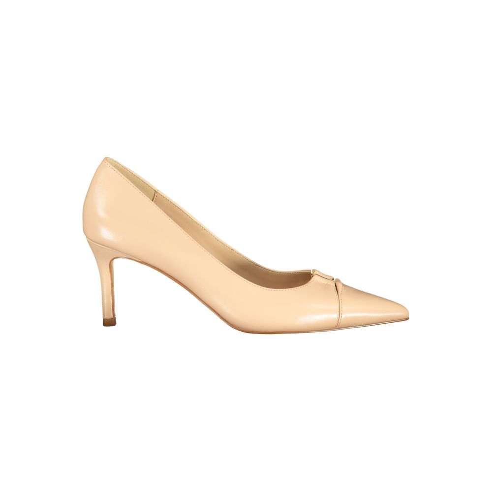 Twinset Klassischer Damen-Lederschuh in Rosa
