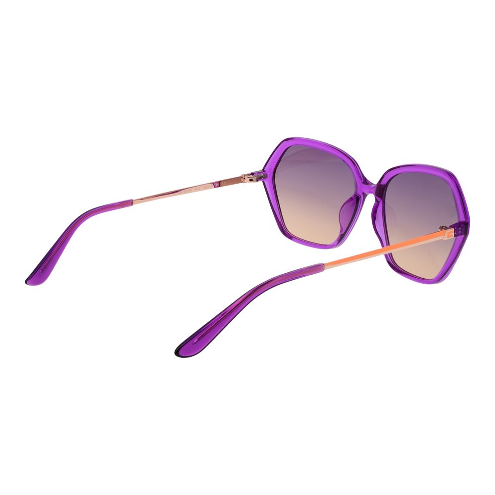 Violette Sonnenbrille aus Kunststoff