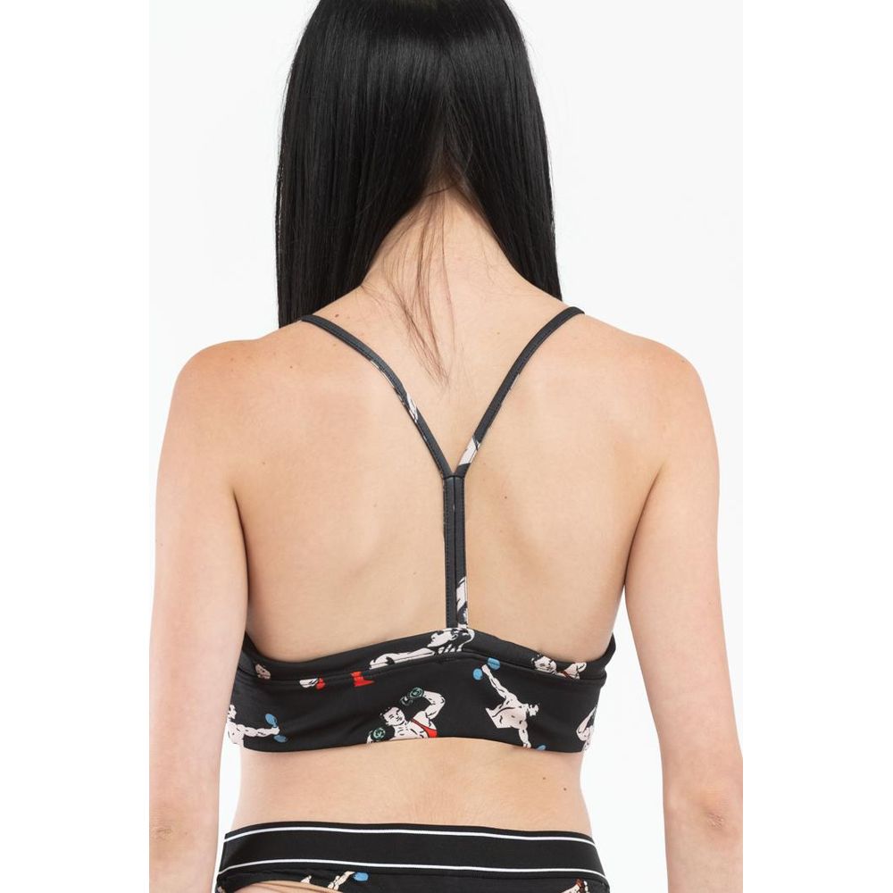 Moschino Schwarze Tanktops aus Polyester