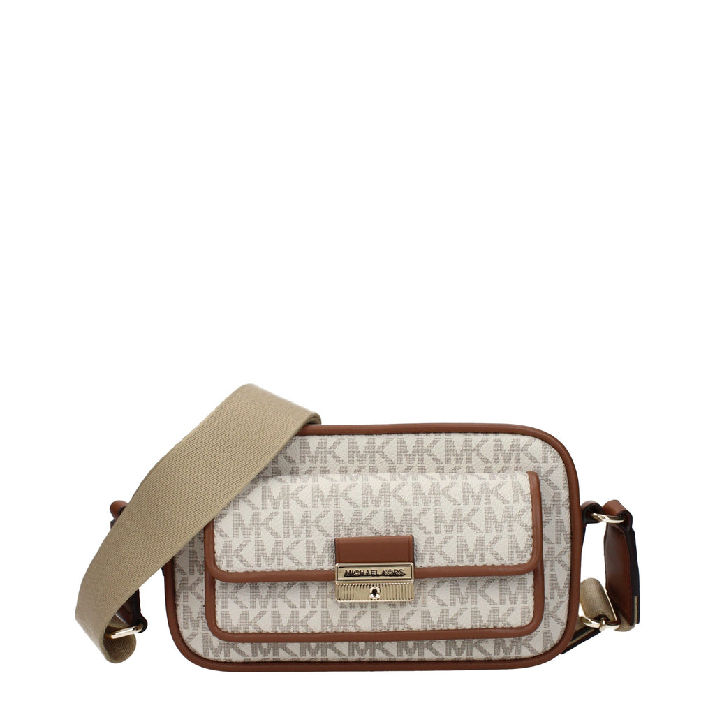 Michael Kors Beige Stoff-Umhängetasche