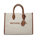 Beige Stoff-Handtasche