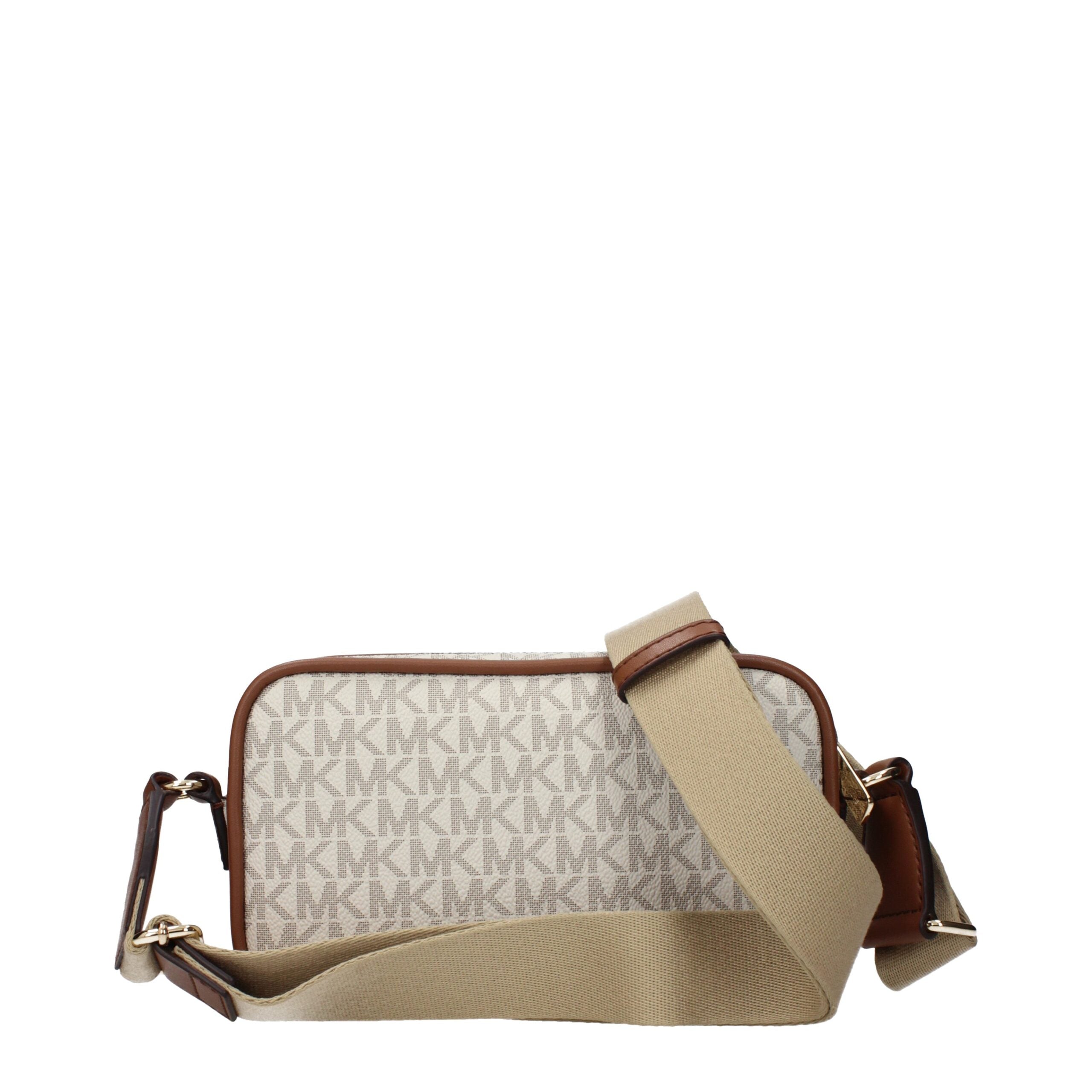 Michael Kors Beige Stoff-Umhängetasche