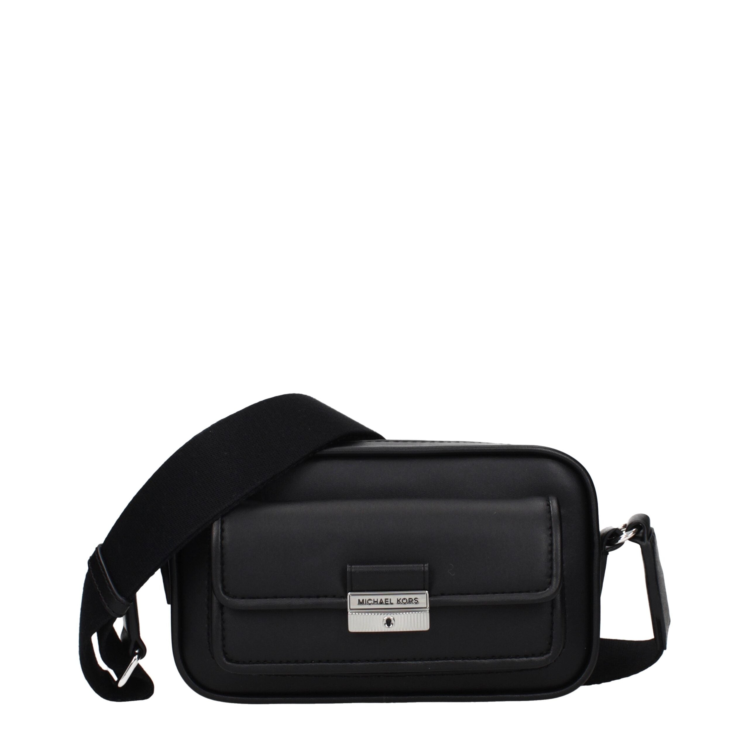 Michael Kors Schwarze Leder Umhängetasche