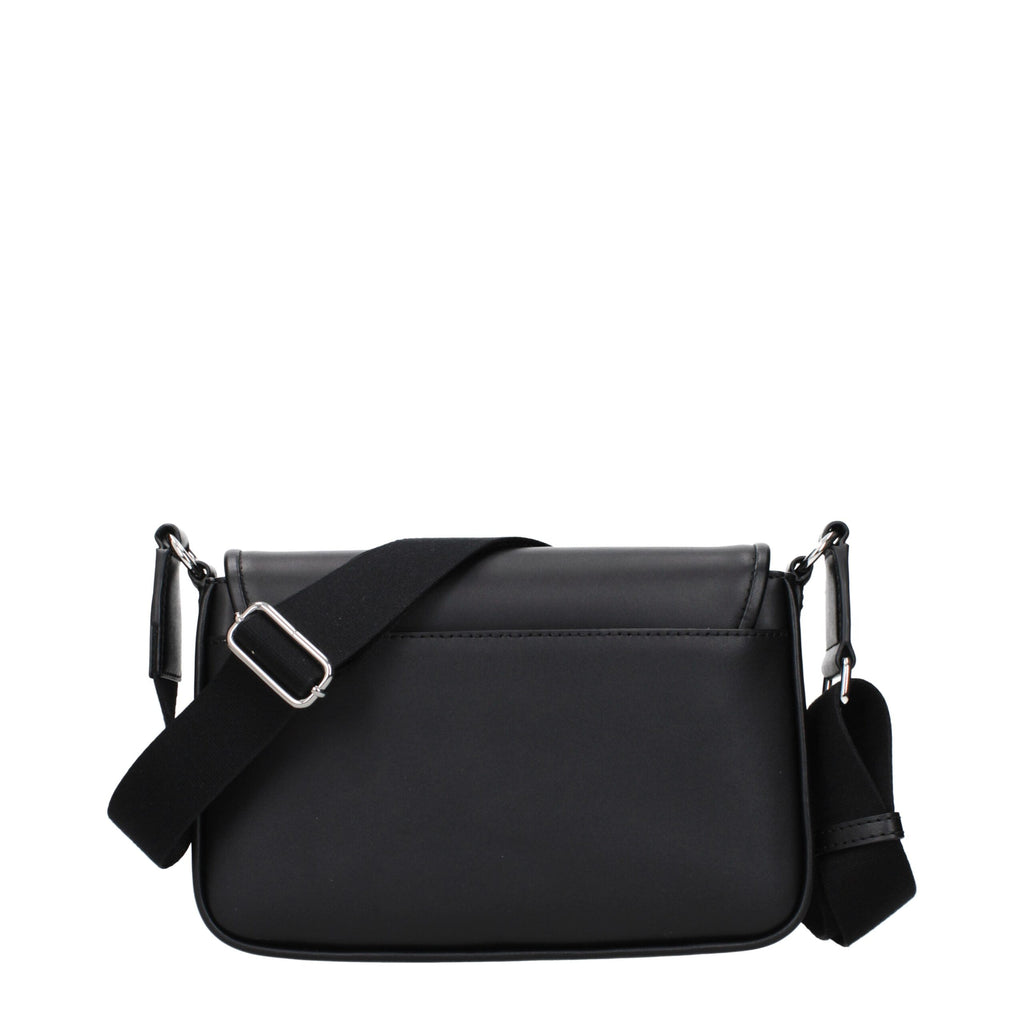 Michael Kors Schwarze Leder Umhängetasche