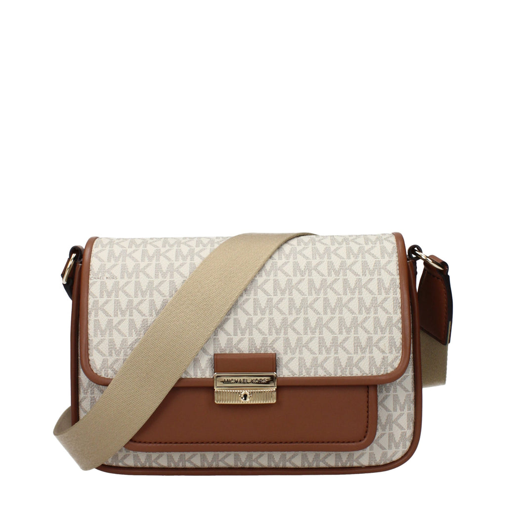 Michael Kors Beige Stoff-Umhängetasche