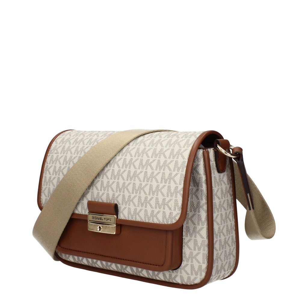 Michael Kors Beige Stoff-Umhängetasche