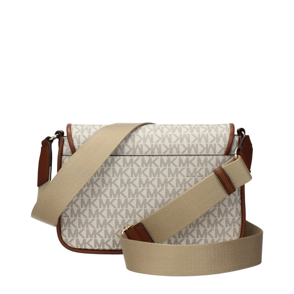 Michael Kors Beige Stoff-Umhängetasche