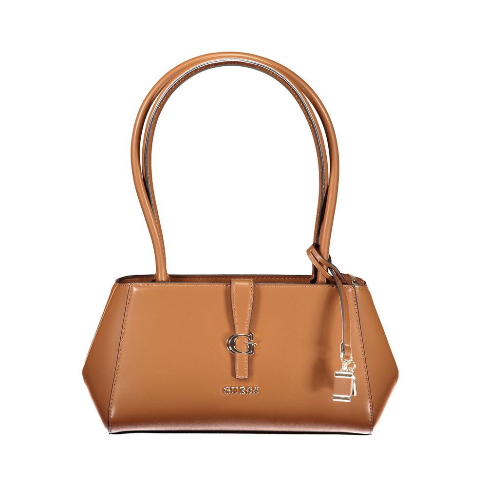 Guess Handtasche für Damen aus braunem Polyurethan