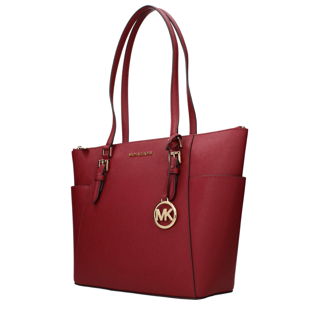 Rote Leder Schultertasche