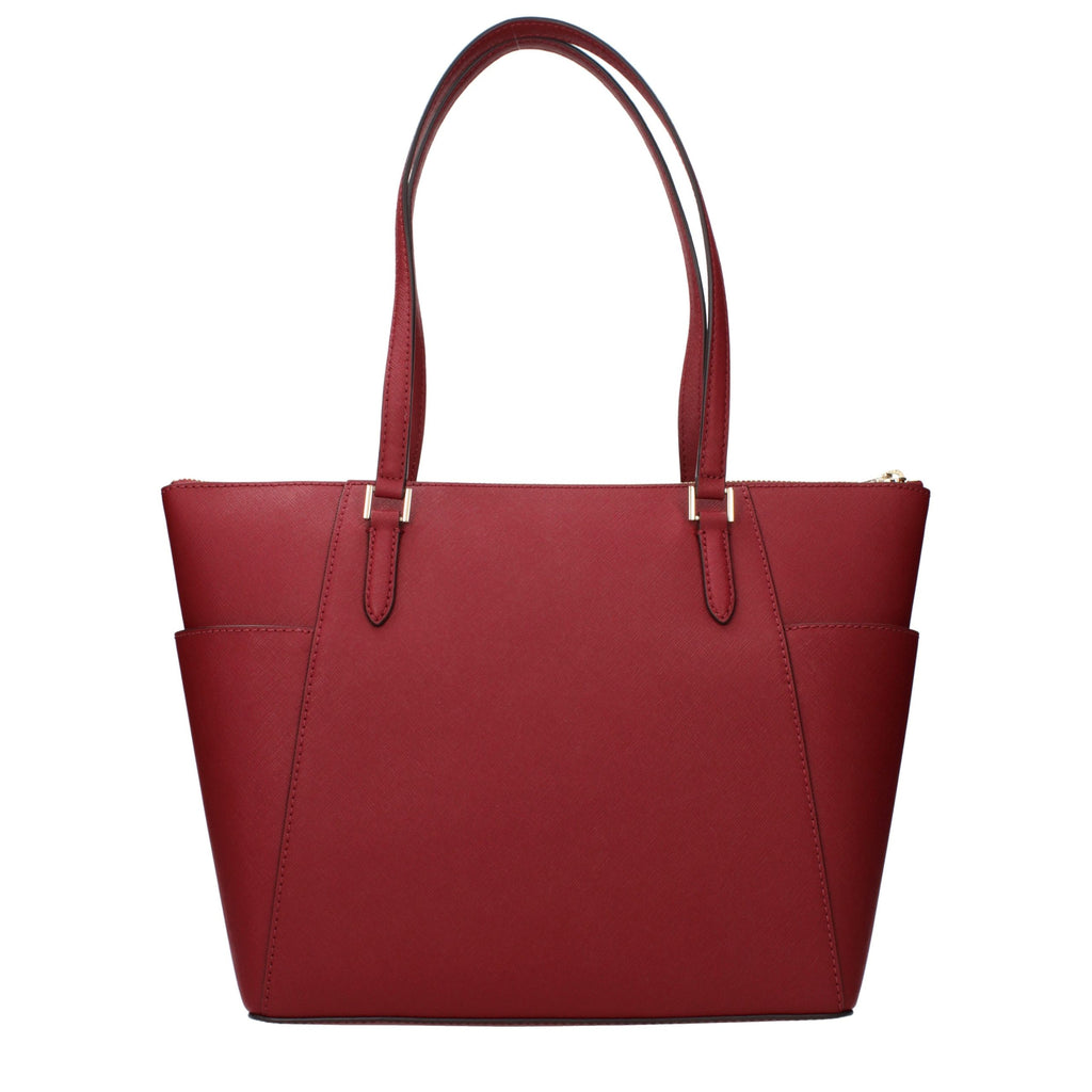 Rote Leder Schultertasche