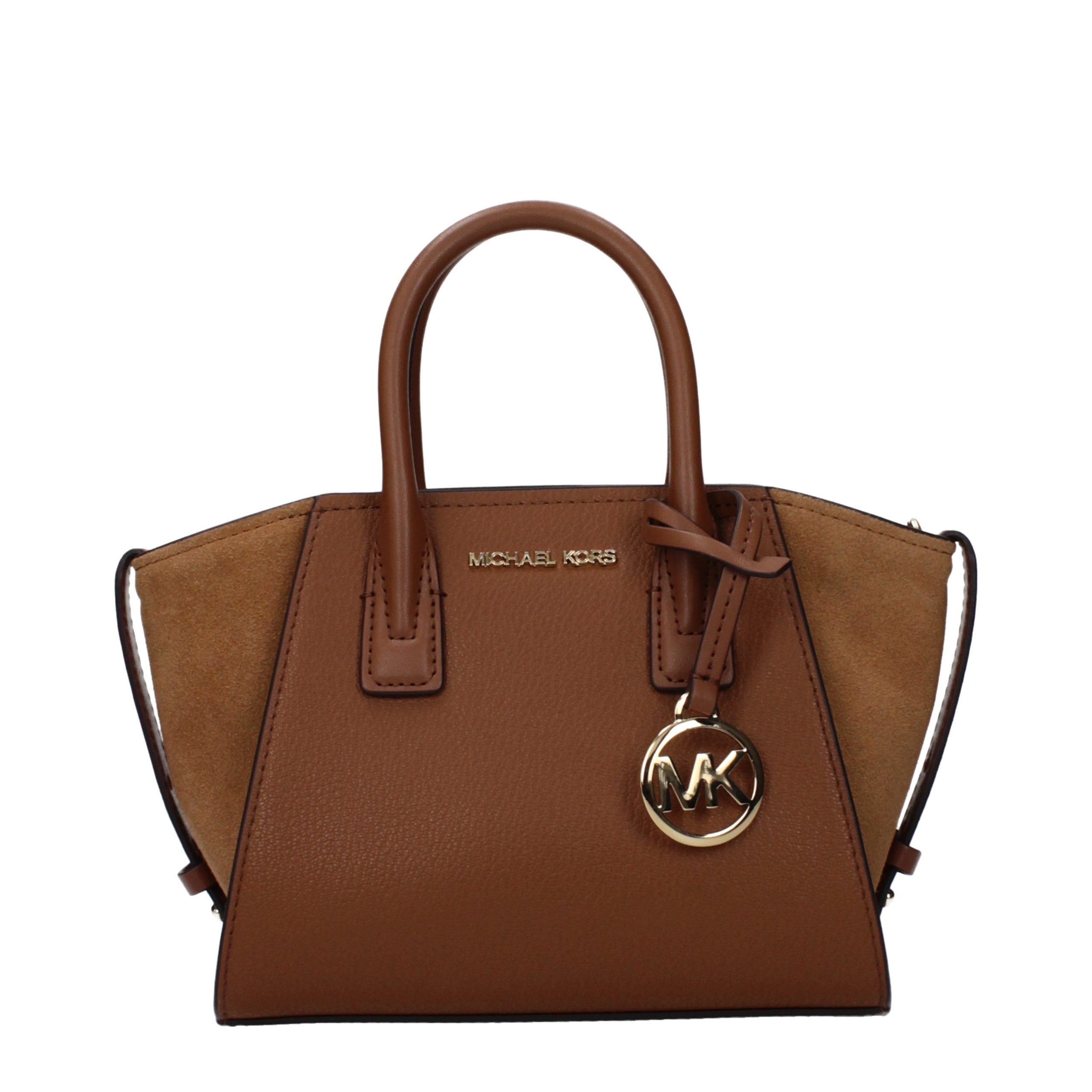 Braune Lederhandtasche