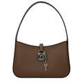Braune Lederhandtasche