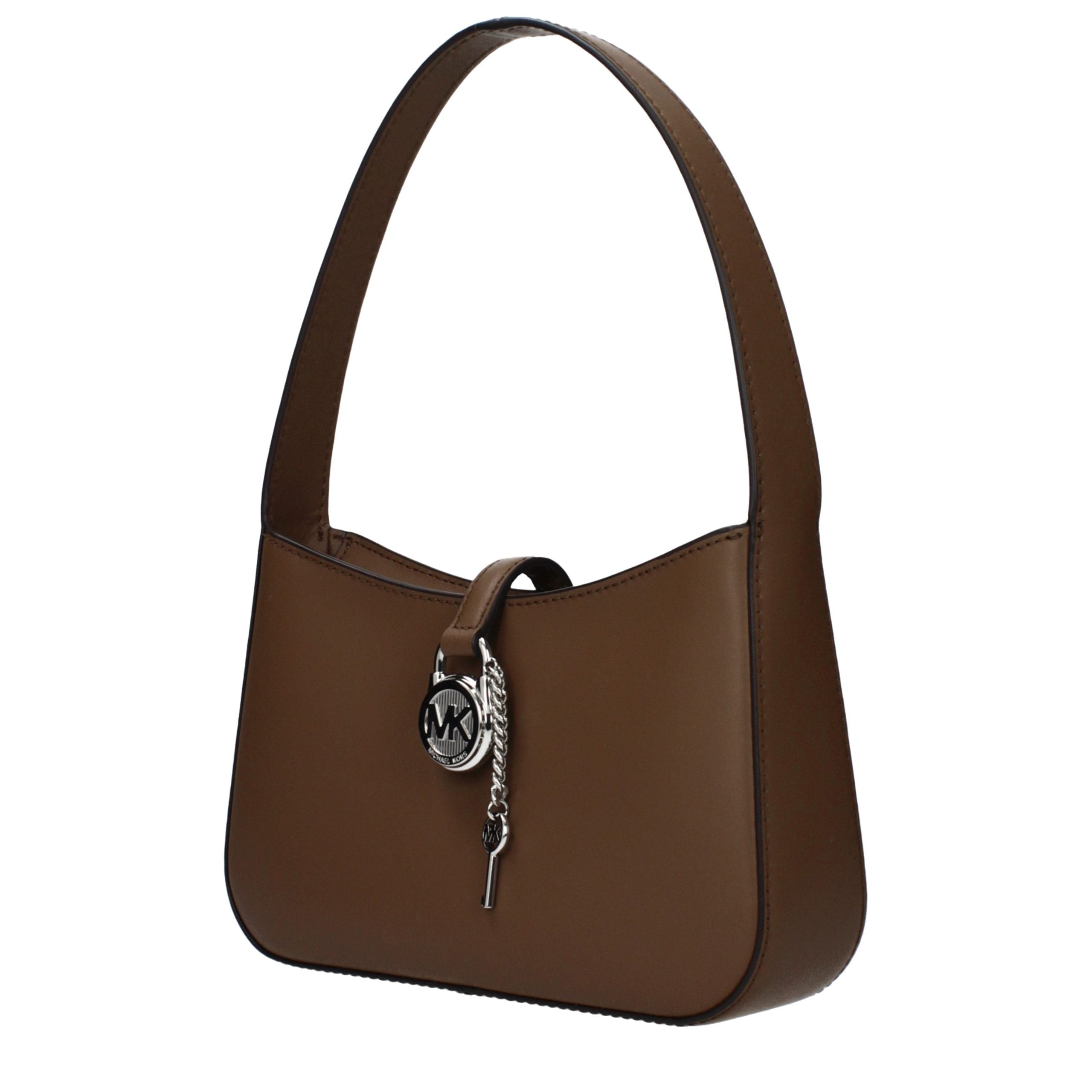 Braune Lederhandtasche